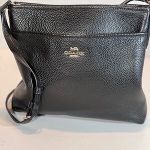 Coach Pebble Leather File Bag